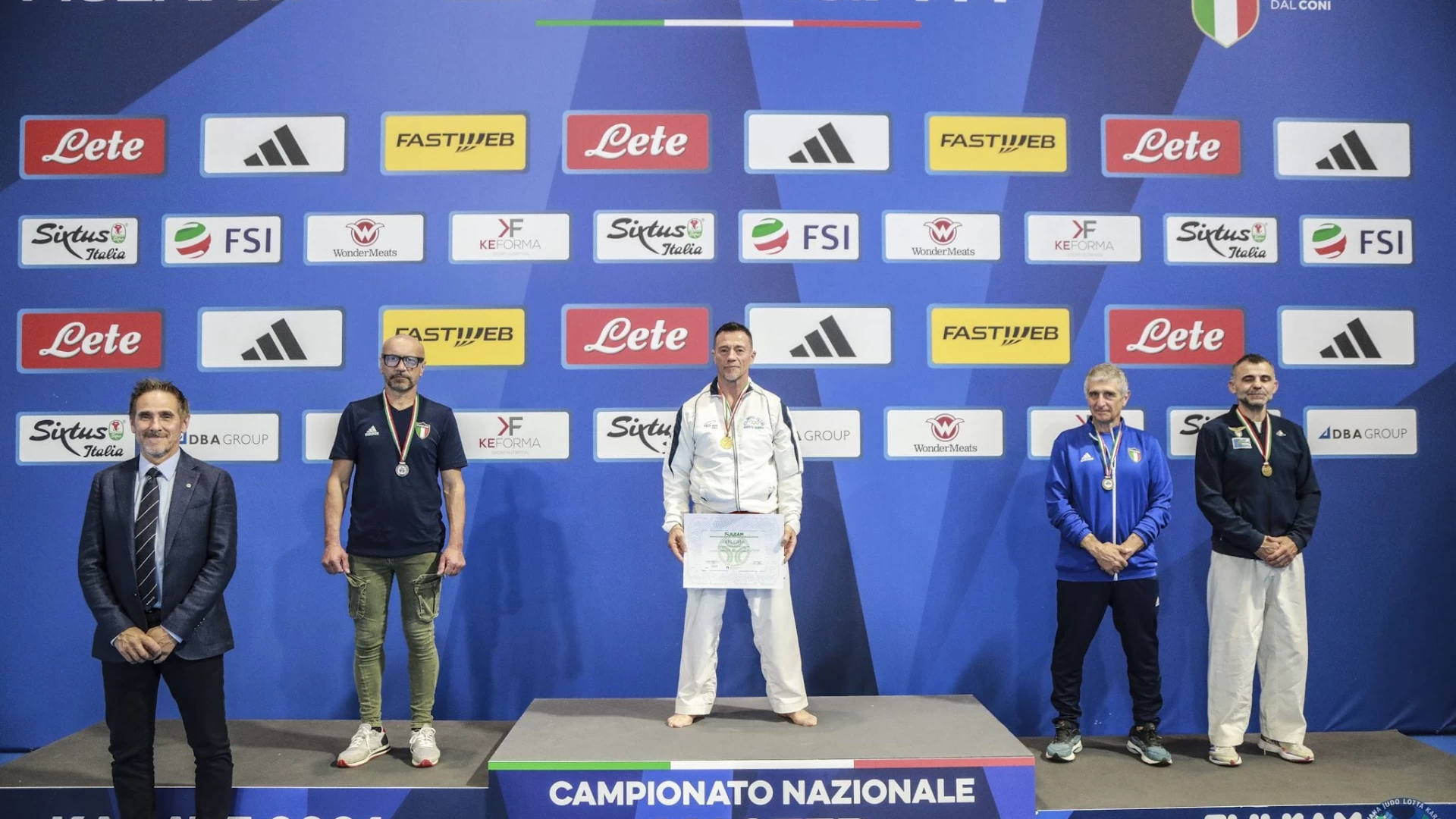 Karate: Giancarlo Quaranta conquista ad Ostia la Medaglia d’Oro ai campionati Italiani Master.